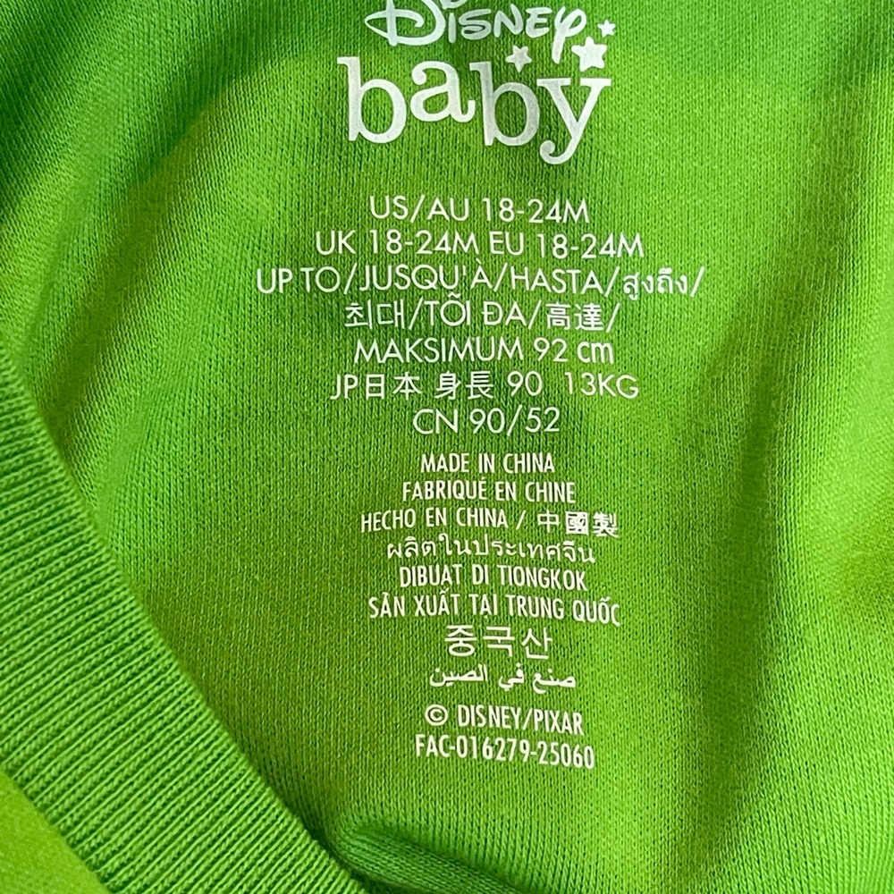 NEW Walt Disney Baby Bodysuit / Costume for Baby - Toy Story - Rex - Pick a Size - Picture 11 of 11